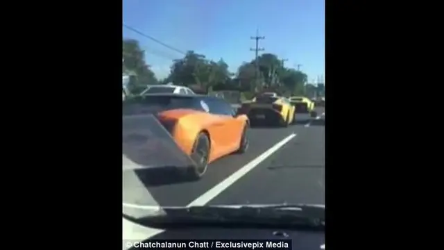 Konvoi Lamborghini