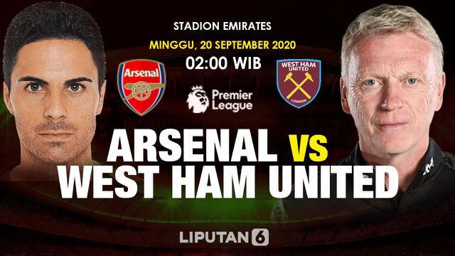 Link Live Streaming Liga Inggris Arsenal Vs West Ham Sengitnya Derby London Bola Liputan6 Com