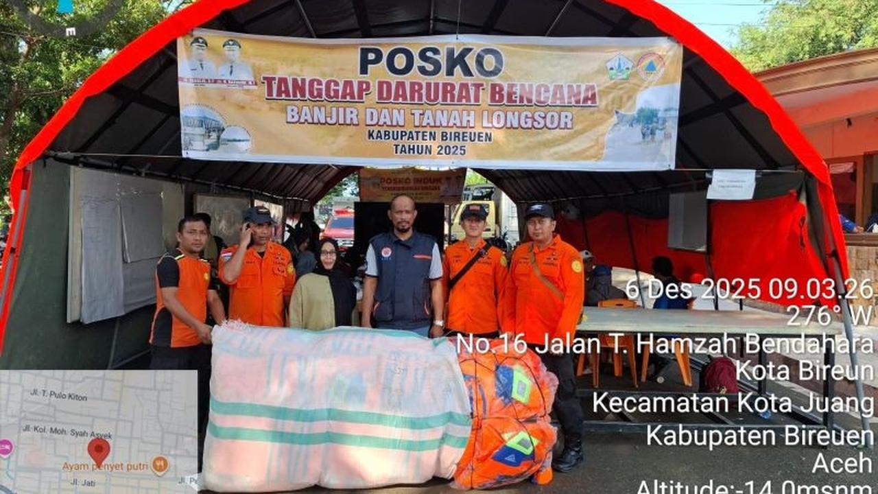 Pemerintah Aceh Salurkan 150 Bantuan Life Jacket untuk Penyeberangan Darurat Kutablang Pasca Banjir