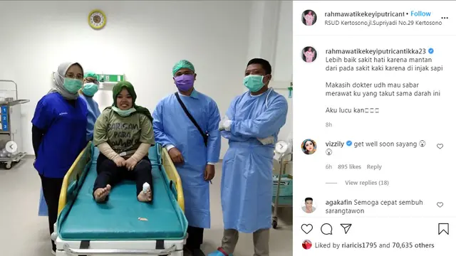 Jempol Kaki Kekeyi Terinjak Sapi Kurban
