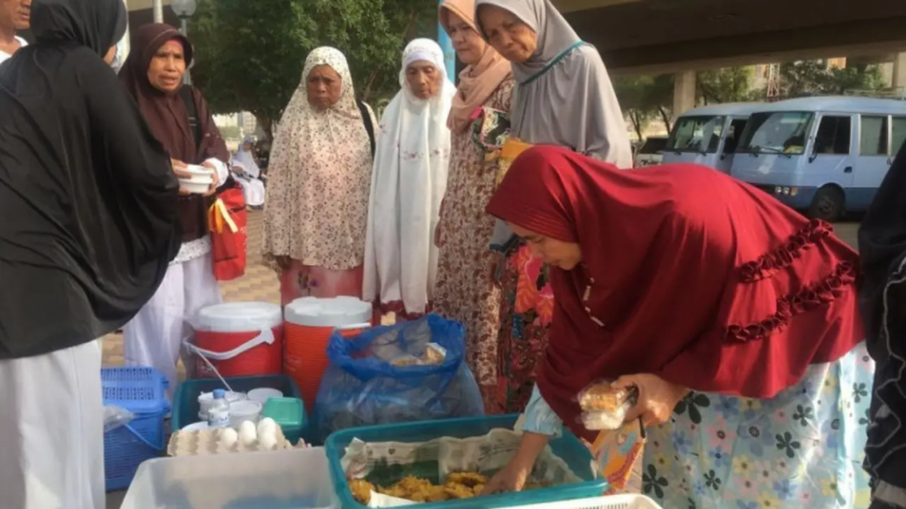 Penjual makanan Indonesia di Arab Saudi