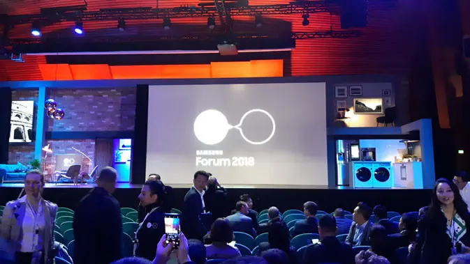 Samsung kembali menggelar ajang tahunan Samsung Forum 2018. Liputan6.com/ Agustinus Mario Damar