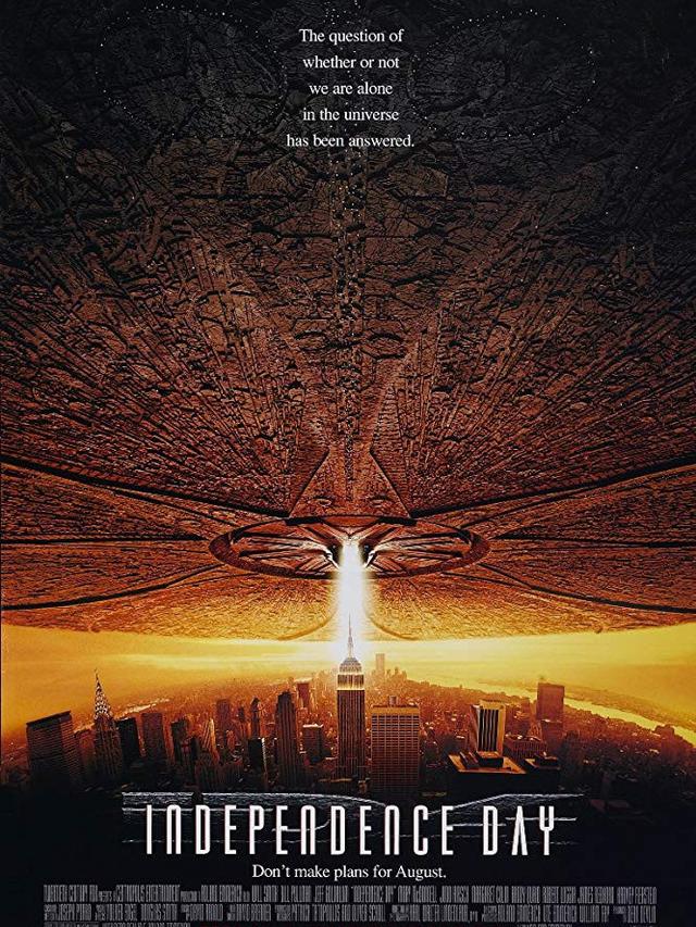 Poster film Independence Day. (Foto: Dok. IMDb/ Centropolis Entertainment)