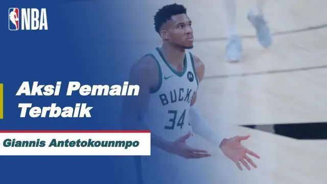 Berita video aksi pemain terbaik, Giannis Antetokounmpo Pada Laga Milwaukee Bucks Melawan Phoenix Suns di Final Playoff NBA 2021.