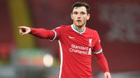 Andy Robertson. Di dua laga awal, bek kiri Liverpool berusia 27 tahun ini belum diturunkan karena masih dalam tahap pemulihan dan digantikan oleh Kostas Tsimikas. Dengan kondisi yang sudah fit, Andy Robertson kemungkinan akan menjadi starter. (Foto: AFP/Pool/Paul Ellis)