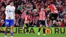 Athletic Bilbao mencetak dua gol lewat aksi Gorka Guruzeta dan Oihan Sancet. (AP Photo/Alvaro Barrientos)