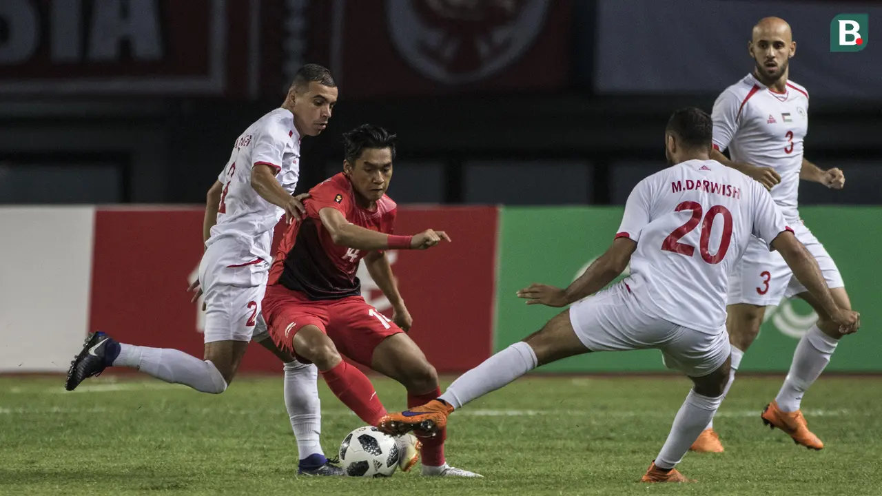 Sepak Bola : Indonesia Vs Palestina