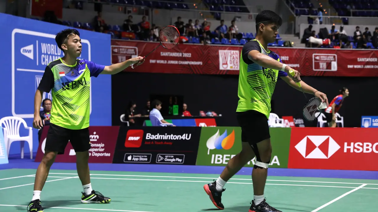 Muh Putra Erwiansyah/Muhammad Rayhan Nur Fadillah - Kejuaraan Dunia Junior 2022 - Bulu Tangkis