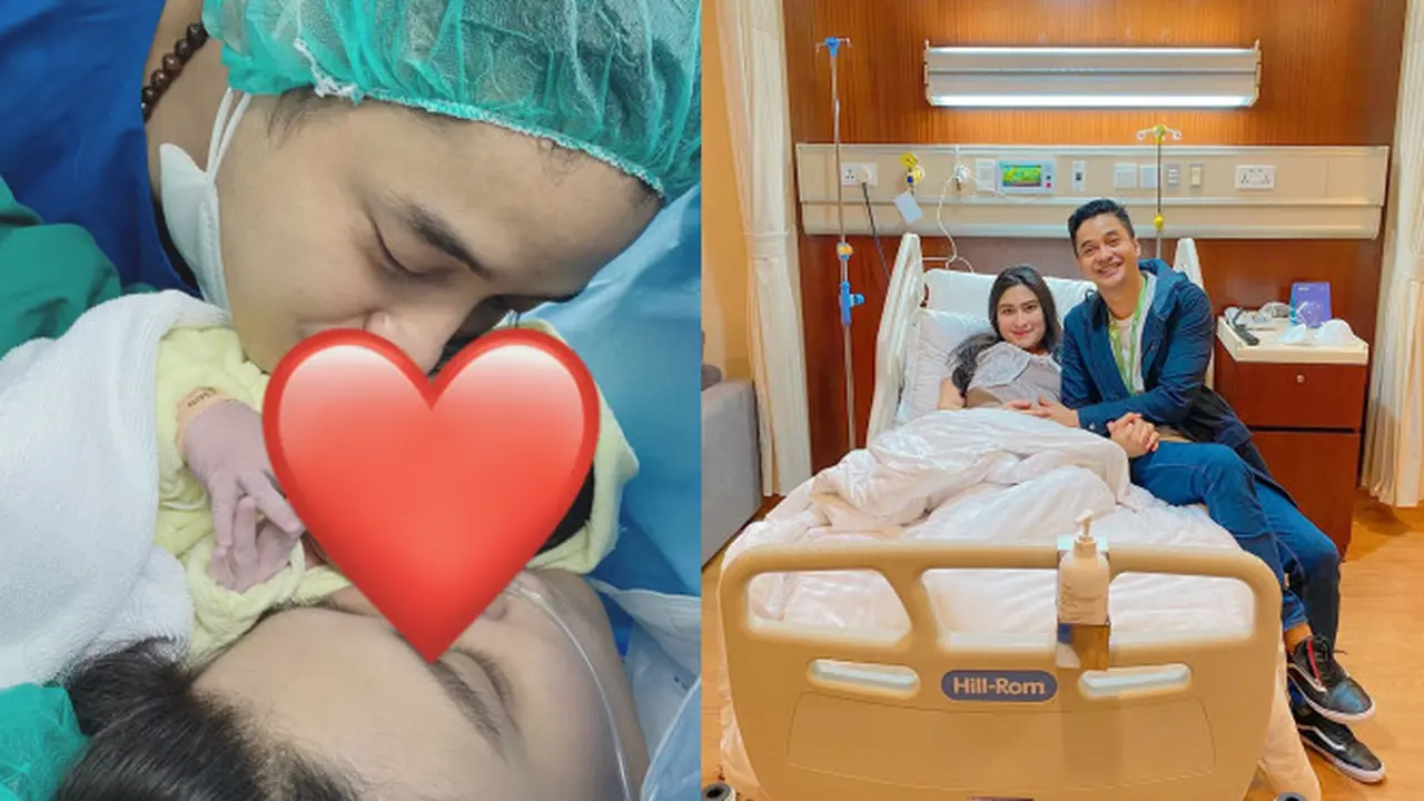Momen Persalinan Anak Pertama Angbeen Rishi