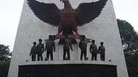 Monumen Pancasila Sakti atau Monumen Lubang Buaya. (Sejarahtni.org)