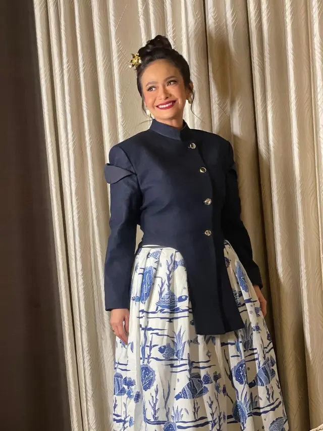 Potret Ersa Mayori di acara Halal Bihalal dan Hut ke-57 Freeport (Sumber: Instagram/@ersamayori)