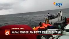KM Sinar Bangun yang mengangkut 138 penumpang tenggelam di perairan Danau Toba, Sumatera Utara. Seorang penumpang dikabarkan meninggal dunia.