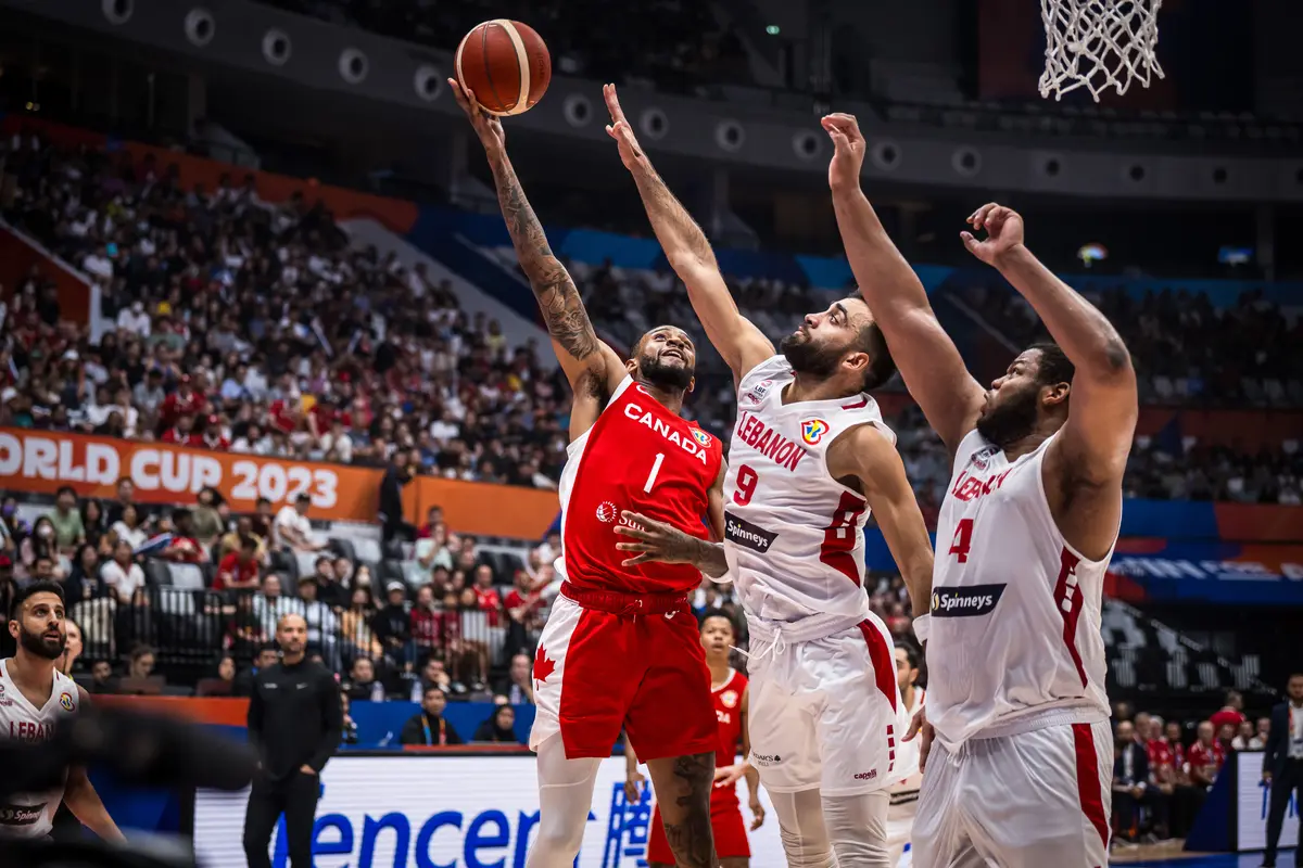 Duel sengit Kanada melawan Lebanon di FIBA World Cup 2023