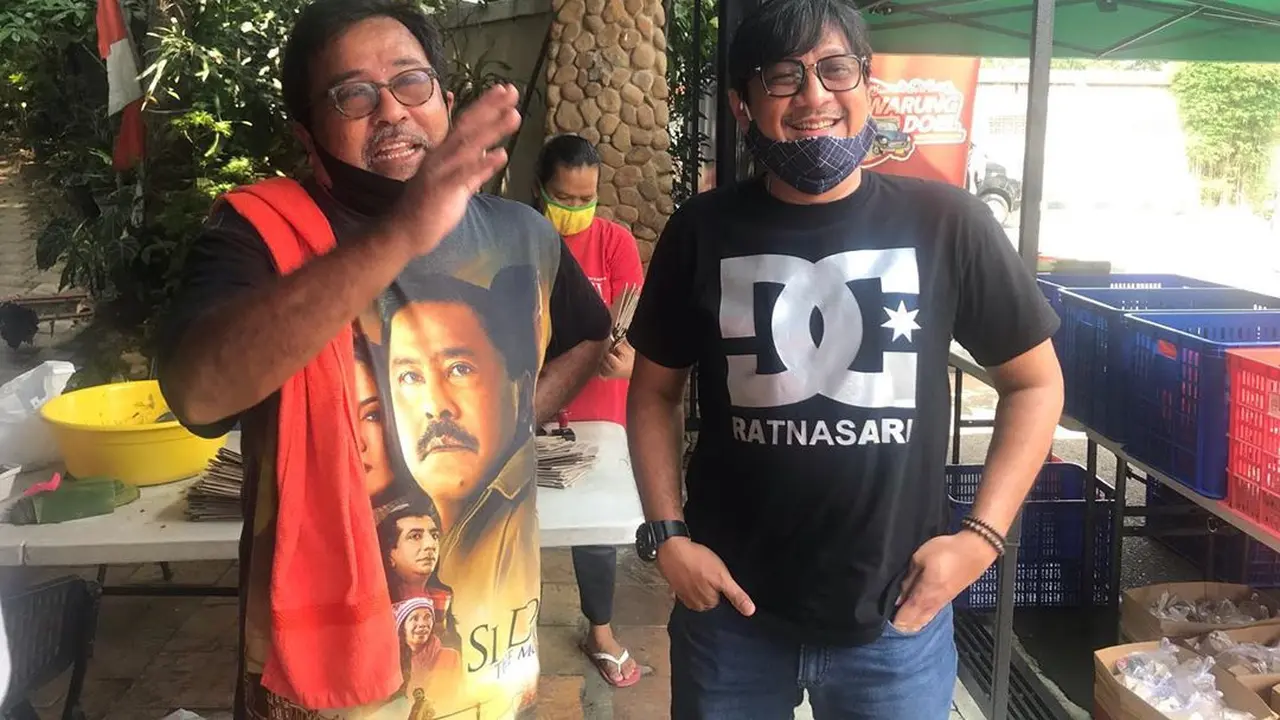 Andre Taulany bersama Rano Karno (YouTube/ Taulany TV)