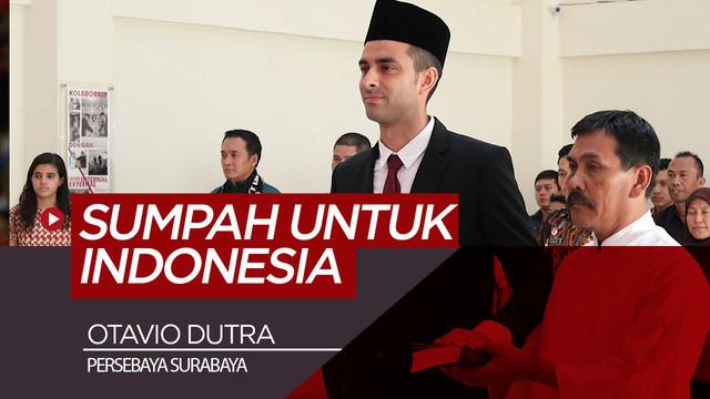 Berita Video Otavio Dutra Nyanyikan Indonesia Raya dengan Lantang Saat Resmi jadi WNI