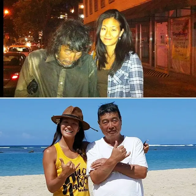 Kisah Mengharukan, Seorang Fotografer Mengambil Foto Seorang Gelandangan yang Ternyata Ayah Kandungnya