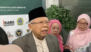 Ma’ruf Amin Dijadwalkan Jadi Khatib Salat Idulfitri di Balaikota Jakarta Besok