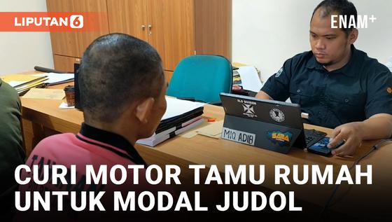 VIDEO: Butuh Modal Judi Online, Pemuda di Lombok Timur Curi dan Gadaikan Motor Tamu Rumah
