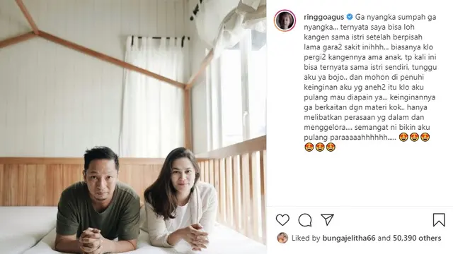 Ringgo Agus Rahman (Foto: Instagram/@ringgoagus)