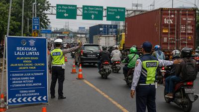 Mulai 15.00 WIB, Dishub DKI Perpanjang Rekayasa Lalu Lintas di Bekasi–Cilincing