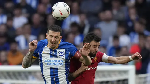 Foto: MU Susul Manchester City ke Final Piala FA, Taklukkan Brighton Melalui Babak Adu Penalti