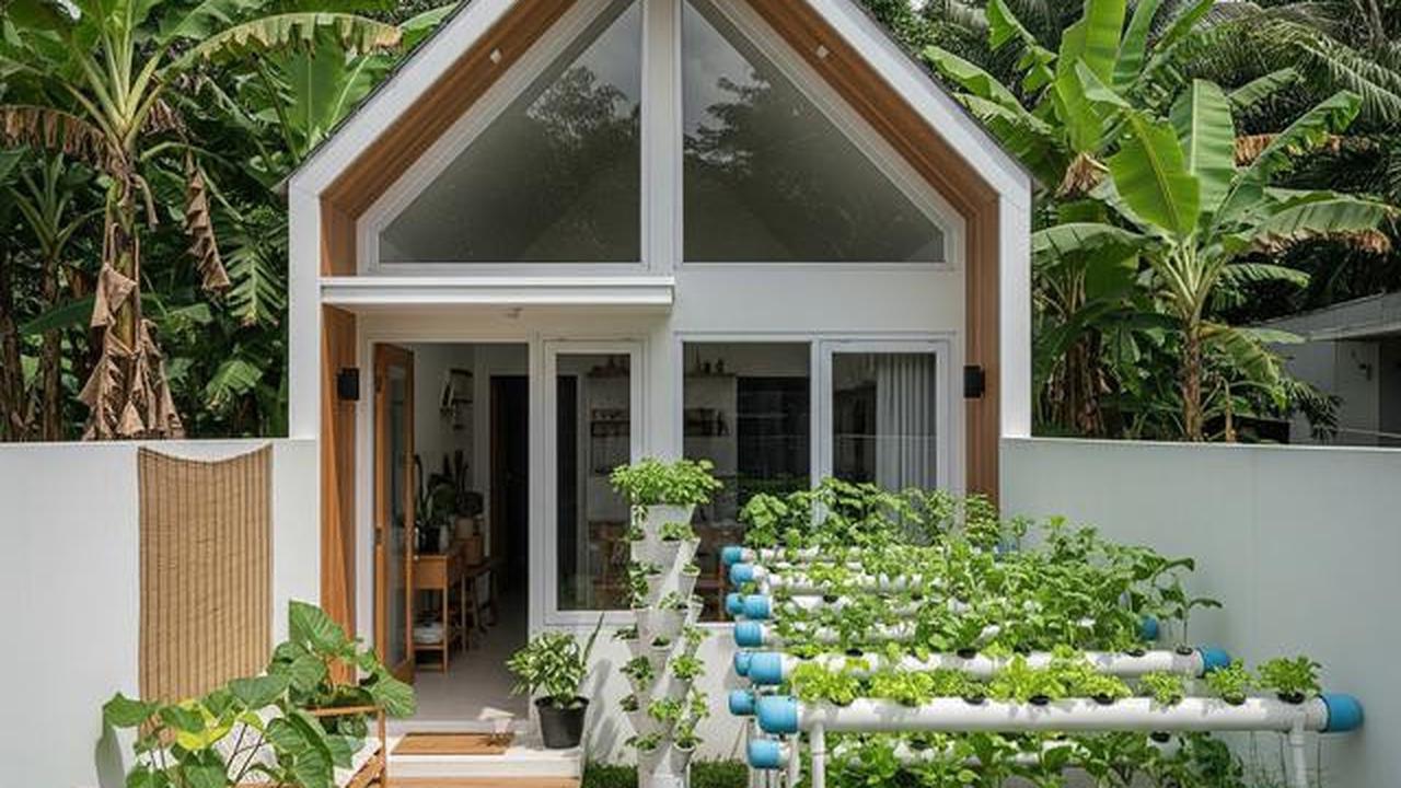 9 Model Rumah Mungil tapi Punya Halaman Belakang untuk Hidroponik, Mini tapi Maksimal