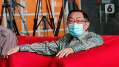 Direktur Utama PT Indal Aluminium Industry Alim Markus usai memenuhi panggilan tim penyidik Komisi Pemberantasan Korupsi (KPK) di Gedung KPK, Jakarta, Rabu (24/5/2023). Bos Maspion Group itu dipanggil KPK dalam kapasitasnya sebagai saksi dugaan gratifikasi mantan Bupati Sidoarjo Saiful Ilah. (Liputan6.com/Angga Yuniar)