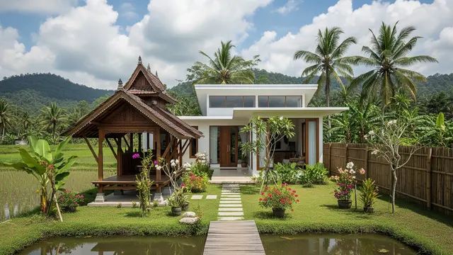Rumah Minimalis di Kampung