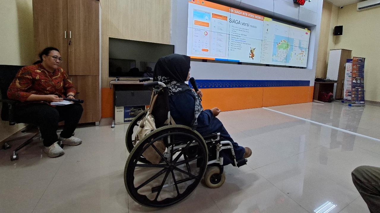 Penyandang Disabilitas NTB Ingin Jadi Garda Depan Kesiapsiagaan Bencana