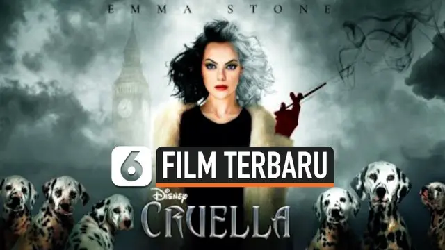 Pada Mei mendatang rumah produksi Walt Disney dikabarkan akan merilis film Cruella, tokoh penjahat dari film kartun 101 Dalmatians yang diperankan oleh Emma Stone.