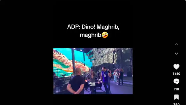 Ahmad Dhani Tuai Pujian Ketika Minta Dino Jelusick Berhenti Sound Check Saat Azan Maghrib Berkumandang