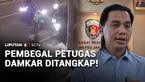 Polisi meringkus komplotan pelaku begal sadis terhadap seorang petugas pemadam kebakaran di Jakarta. Para pelaku ditangkap saat tengah berpesta di hotel.