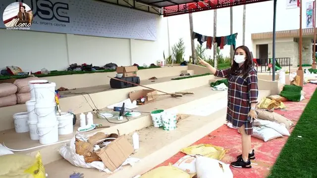 7 Potret Lapangan Bola Anak Momo Geisha, Dibuat dengan Standar FIFA