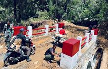 TNI Rampungkan Jembatan Armco Tapanuli Tengah, Pulihkan Akses Warga Pasca-Bencana