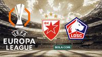 Cover prediksi&nbsp;FK Crvena Zvezda Vs Lille di Liga Europa. (Bola.com/Wiwig Prayugi)