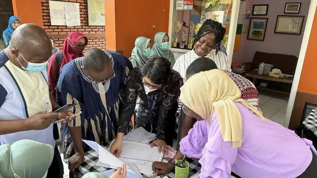 Delegasi Ghana Kunjungan Program Imunisasi di Indonesia