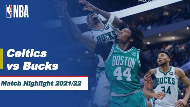 Berita Video, Highlights Semifinal NBA Playoff antara Boston Celtics Vs Milwaukee Bucks pada Sabtu (14/5/2022)