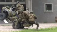 ATV Terjungkal, Latihan Perang Pun Buyar