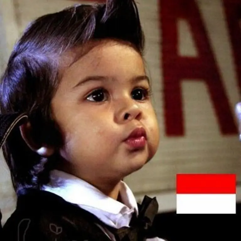 Ibrahim Khalil Alkatiri alias Baim cilik. (Twitter/Baim_Imut)