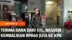 Bendahara Partai Nasdem, Ahmad Sahroni memenuhi panggilan KPK terkait perkara Tindak Pidana Pencucian Uang mantan Menteri Pertanian, Syahrul Yasin Limpo.