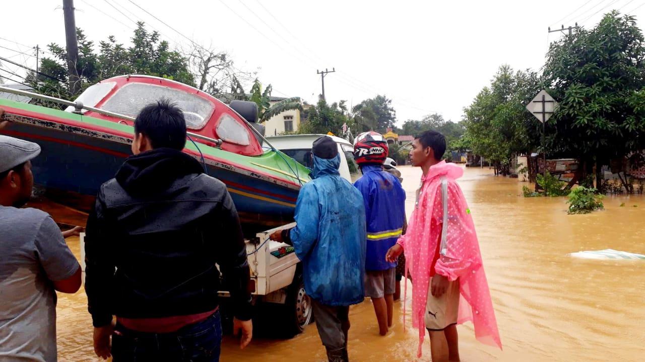 Kondisi banjir di Kalimantan Selatan