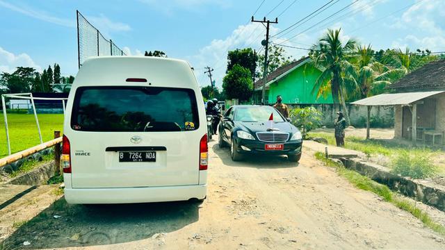 Seperti Ini Kondisi Ruas Jalan di Kabupaten Lampung Selatan saat Dilewati Presiden Jokowi