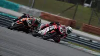 Herjun Atna Firdaus saat mentas di kelas AP250 ARRC 2024. (PT Astra Honda Motor)