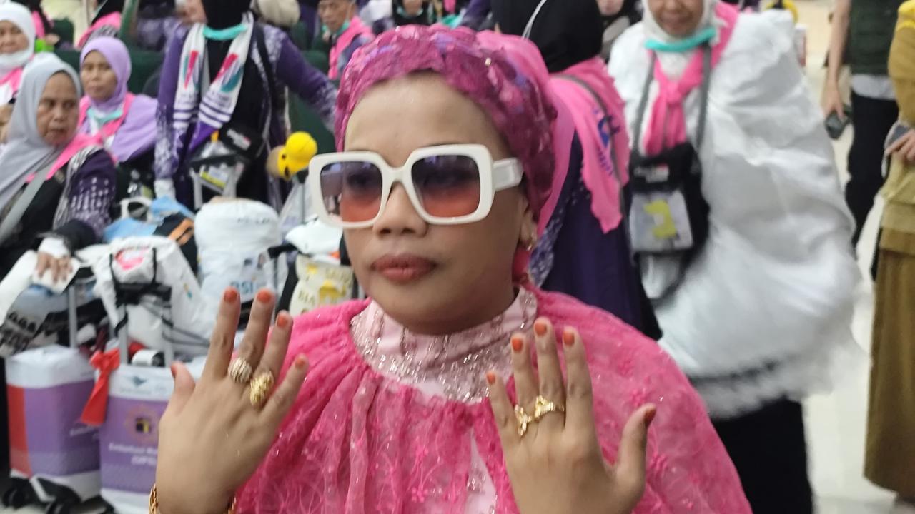 Kedatangan Jemaah Haji Kloter 7 Embarkasi Makassar