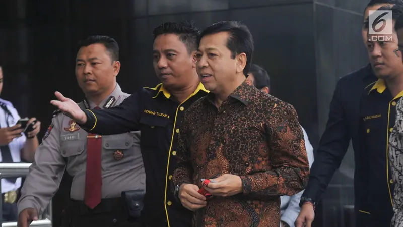 Ketua DPR Setya Novanto Diperiksa KPK