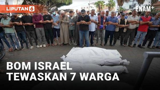 VIDEO: Dua Serangan  Udara Israel di Deir Al-Balah Tewaskan Tujuh Orang