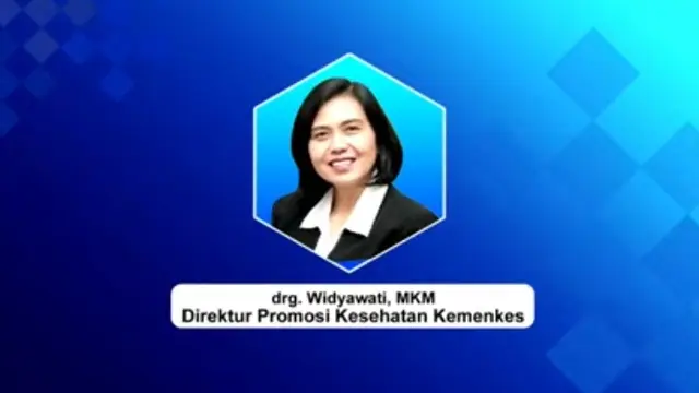 Direktur Promosi Kesehatan Kementerian Kesehatan Republik Indonesia (Kemenkes RI) drg. Widyawati, MKM. dalam workshop virtual bersama Asosiasi Media Siber Indonesia (AMSI) dan Danone, Rabu (21/9/2022). Foto: Tangkapan layar Youtube Danone.