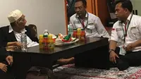 Mbah Moen saat di Makkah. (dok Daker Bandara Kemenag)