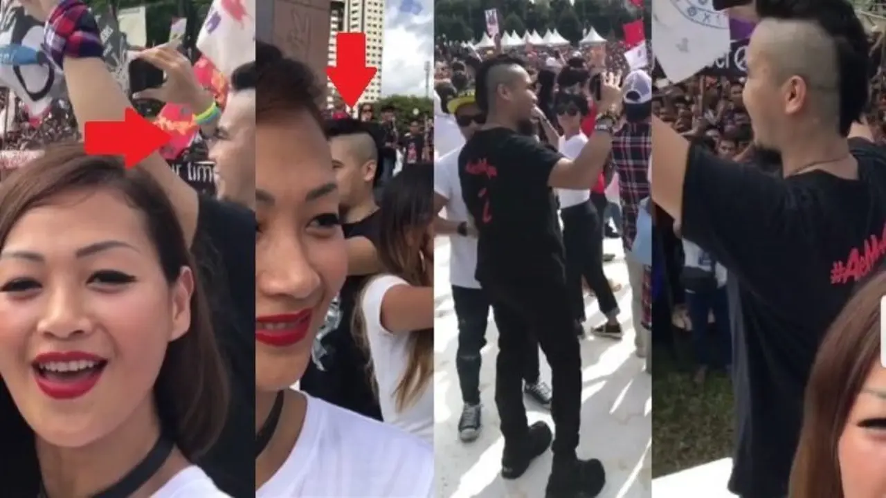 Mirip Ahmad Dhani, Pria Ini Bikin Heboh Konser Gue 2