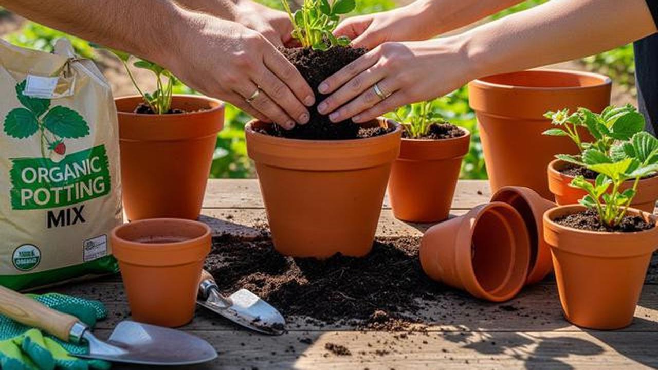 Cara Mudah Menanam Stroberi di Pot, Hasil Manis dan Cantik untuk Dekorasi Rumah